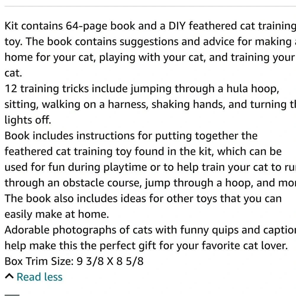 Publications International, Ltd. Kit “Teach Your Cat Tricks”